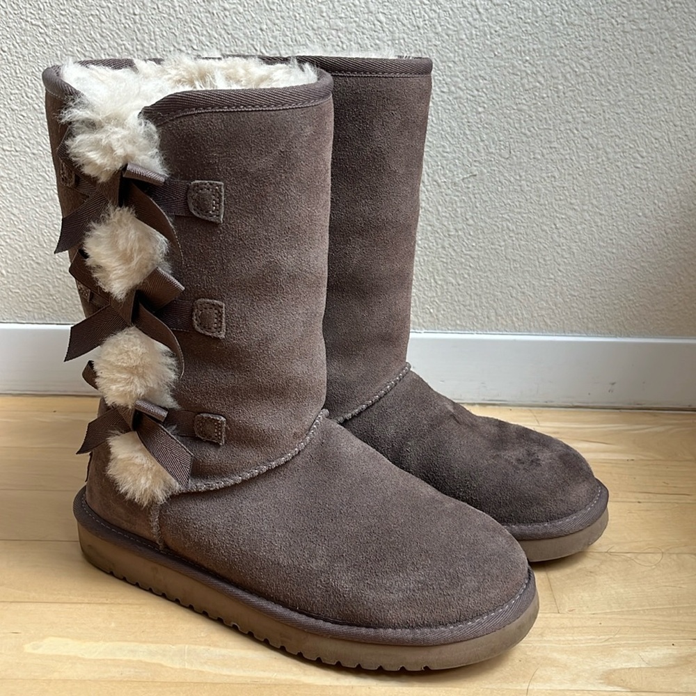New KOOLABURRA BY UGG Victoria Tall Boot 1015875 Taupe Size 6